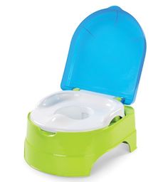 Горшок-подножка Summer Infant 2в1 My Fun Potty, салатово-голубой 11400