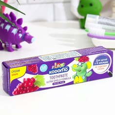 Детская зубная паста LION Thailand Kodomo с ароматом винограда, 65 г