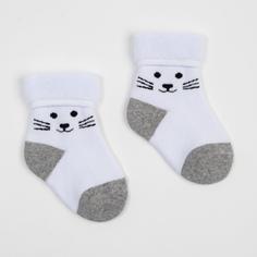 Носки детские kedi-01, белый, 12-14 No Brand