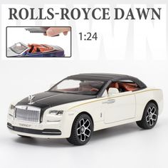 Машинка металлическая Элемент Rolls Roys Dawn 1:24, white