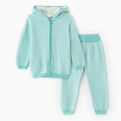 Костюм повседневный детский LINAS BABY Полоска, зеленый, 86