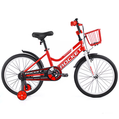 Велосипед детский двухколесный Rocket, 120-135 см, колеса 20" 101, красный