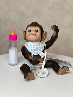 Кукла Marina and Pau 26cм Baby Monkey, виниловая 390A