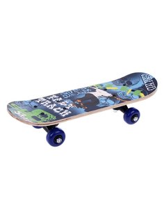 Скейтборд детский Наша Игрушка Экстрим деревянный 43х13 см