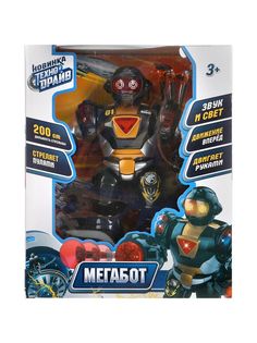 Интерактивный робот АРЧИ Технодрайв Мегабот, свет, звук, движение, стреляет, 20х10х15 см