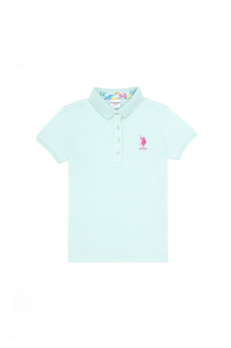Поло детское US Polo Assn G084SZ0110TP01, светло-зеленый, 158