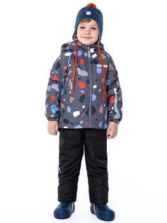 Комплект верхней одежды детский NIKASTYLE 7м0324, черный, 110