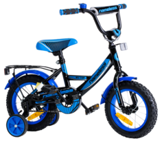 Велосипед 12 Nameless VECTOR черный, синий
