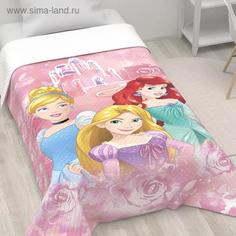 Покрывало детское «Принцессы» 1,5 сп, 145х210 см, микрофибра Disney