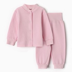 Комплект одежды Amelli Рубчик, розовый, 80