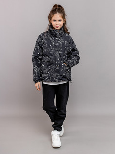 Куртка детская Batik Сабина, черно-белый, 110 Батик