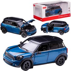 Машина металлическая 1:24MINI Cooper S Countryman(R60), синий, двери и капот открываются Rastar