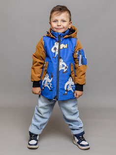Куртка детская Batik Марек, синий/мультиколор, 110 Батик