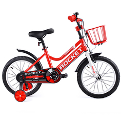 Велосипед детский двухколесный Rocket, 110-125 см, колеса 16" 101, красный