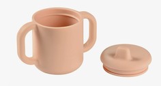 Поильник Beaba Silicone learning cup, розовый
