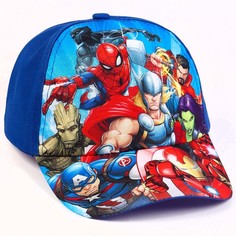 Кепка детская Marvel Мстители, синий, 50-52