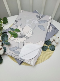 Набор пеленок непромокаемых Анемоны 2шт 70х100см No Brand