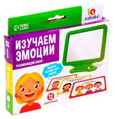 Обучающая игра IQ-ZABIAKA Изучаем эмоции, от 3х лет, в коробке