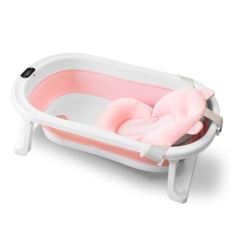 Ванночка для купания новорожденных Little Dreams складная, розовая