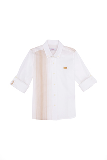 Рубашка детская US Polo Assn G083SZ0040ORADOSKIDS, коричневый, 104