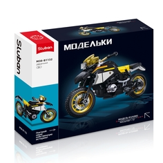 Конструктор SLUBAN Мотоцикл пластиковый 200 деталей артикул M38-B1132