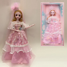 Кукла Junfa Ardana Princess 60 см с диадемой в роскошном длинном платье в подарочной короб