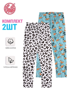 Леггинсы детские Апрель 5641дев001нД1Р, серо-зеленый, белый, 110