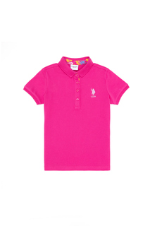 Поло детское US Polo Assn G084SZ0110TP01, фуксия, 134