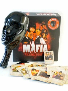 Настольная игра «Мафия Вся семья в сборе» 10 масок (Не оригинал) No Brand