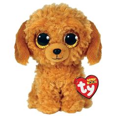 Игрушка мягкая TY Beanie Boos Собака золотистая кучерявая Doodle 15 см, 36377