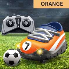 Машинка радиоуправляемая для игры в футбол, оранжевый, 1 шт No Brand