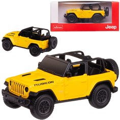 Машина металлическая 1:43 JEEP Wrangler Rubicon , цвет желтый Rastar