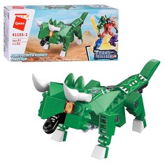 Конструктор Qman серия Trans-collector Трицератопс 92 детали