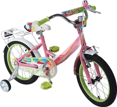 Велосипед 16" 1-ск. (4-6 лет) розовый Joying STITCH