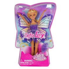 Кукла Defa Lucy Бабочка-фея в фиолетовом наряде 22 см