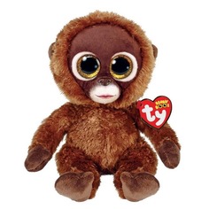 Мягкая игрушка TY Монки коричневая обезьянка 15 см