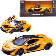 Машина металлическая 1:24 Mclaren P1, цвет желтый, двери и капот открываются Rastar