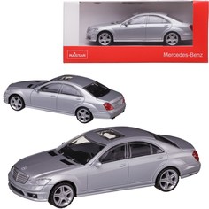 Машина металлическая 1:43 Mercedews S 63 AMG, цвет серебрянный Rastar