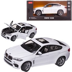 Машина металлическая 1:24 BMW X6M, цвет белый, двери и капот открываются Rastar