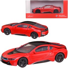 Машина металлическая 1:43 BMW i8, цвет красный Rastar