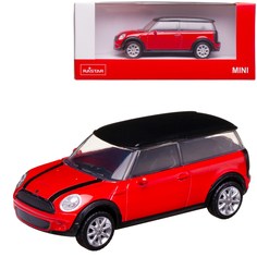 Машина металлическая 1:43 scale MINI CLUBMAN цвет красный Rastar