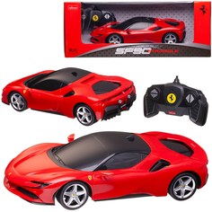 Машина р/у 1:18 Ferrari SF90 Stradale 2,4G, цвет красный, фары светятся, 25.9*12.7*7 Rastar