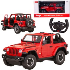 Машина р/у 1:14 JEEP Wrangler JL 2,4G, цвет красный, фары светятся, 30.2*14*13.4 Rastar
