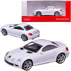 Машина металлическая 1:43 Mercedes SLK 55 AMG, цвет белый Rastar