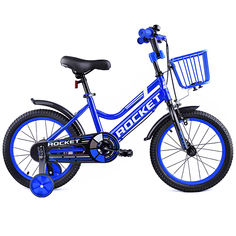 Велосипед детский двухколесный Rocket, 115-130 см, колеса 18" 101, синий