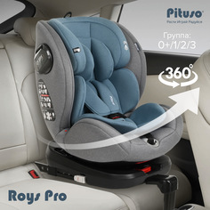 Автокресло Pituso Roys Pro 0-36 кг Grey Серый