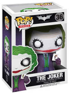Фигурка POP! Джокер с картой Бэтмен Темный рыцарь Joker Batman №36 11 см Funko