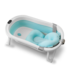 Ванночка для купания новорожденных Little Dreams складная, голубая