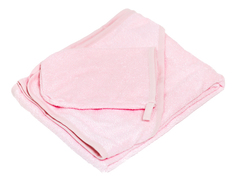 Набор для купания новорожденного Italbaby розовый 100*100 см
