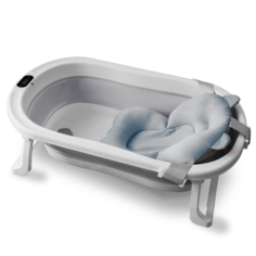 Ванночка для купания новорожденных Little Dreams складная, серый